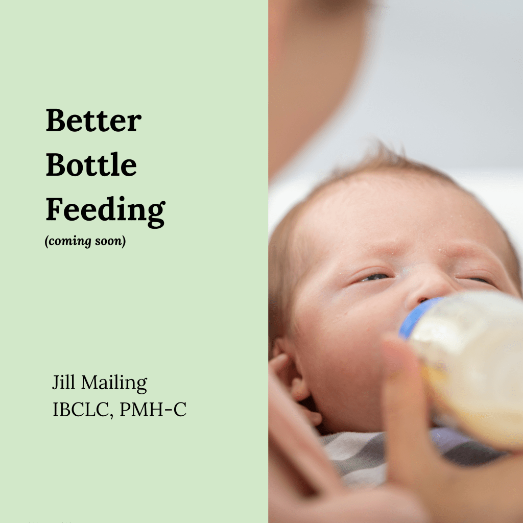 Preview tile for ILC's Supported Newborn Sleep Course; includes a photo of baby bottle feeding