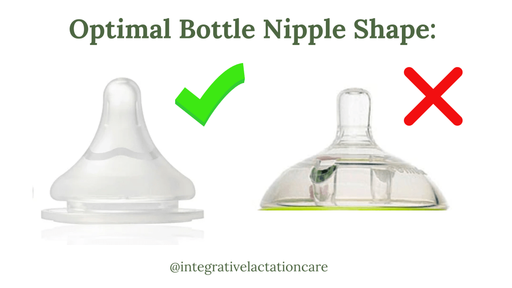 optimal bottle nipple shape